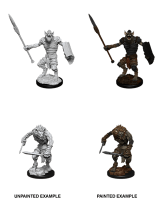 Gnoll & Gnoll Flesh Gnawer - Unpainted Miniatures