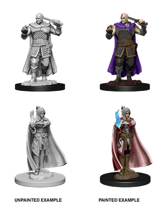 Human Ranger & Moon Elf Sorcerer - Unpainted Miniatures