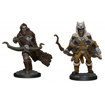 Male Firbolg Ranger - D&D Unpainted Miniatures