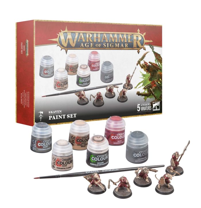 PRE-ORDER Skaven Paint Set - Age of Sigmar