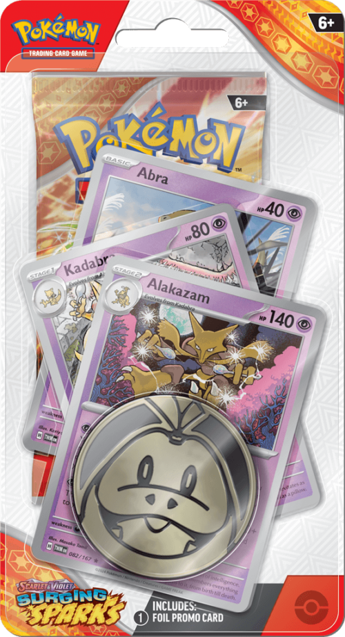 Alakazam - Premium Checklane Blister - Surging Sparks