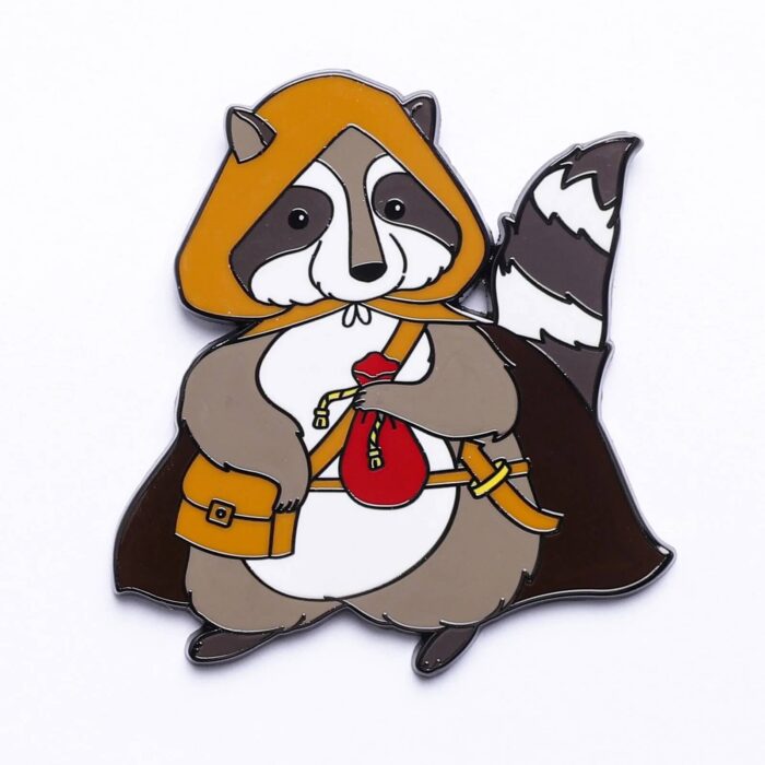 Dash Slientpaw-Raccoon Rogue - Enamel Pin