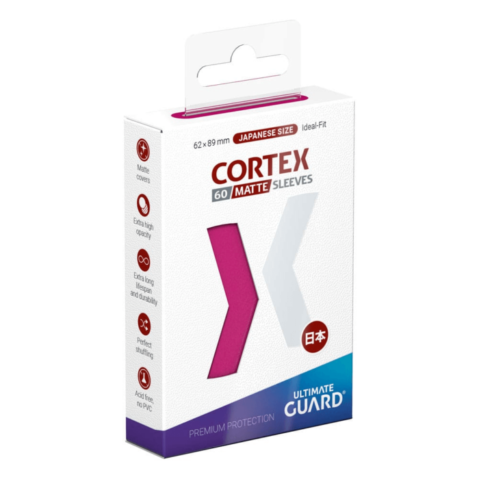 Pink - Cortex Matte Sleeves - Small Size – 60 stuks