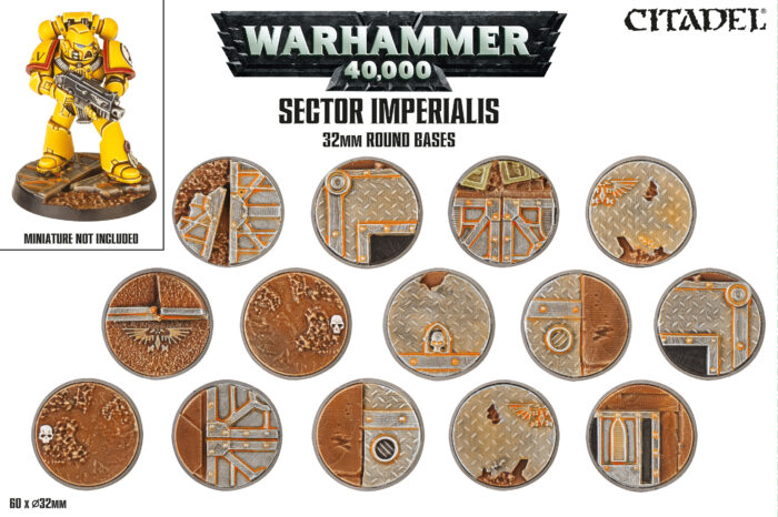 Sector Imperialis 32mm Round Bases