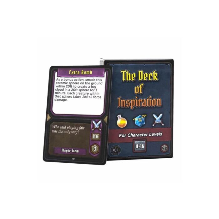 The Deck of Inspiration - Level 17-20