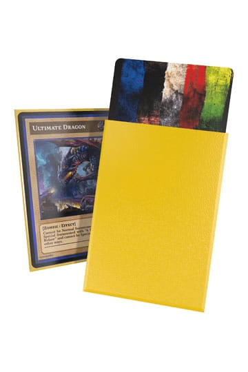 Yellow - Cortex Matte Sleeves - Small Size – 60 stuks