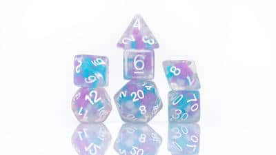 Cotton Candy Glowworm - Dice Set - 8 Stuks