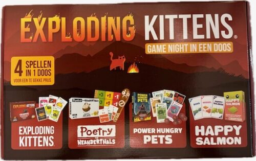 Game Night in een Doos - Exploding Kittens