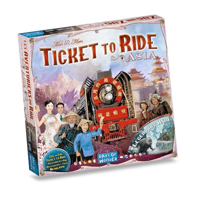 Asia (Map Collection #1) - Ticket to Ride Uitbreiding