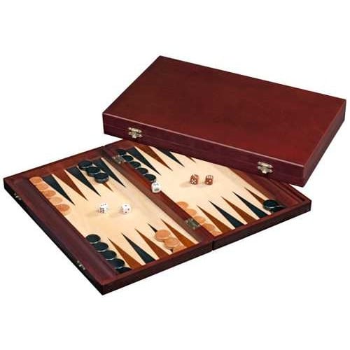 Bruin Houten Backgammon Cassette - 41x24cm