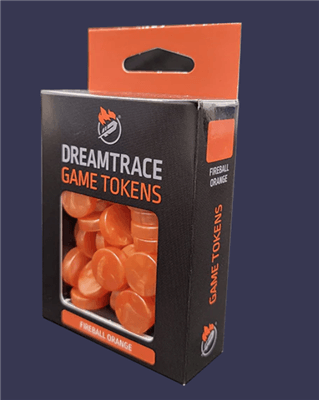 Fireball Orange - Dreamtrace Gaming Tokens