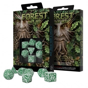 Forest Tundra Dice Set - 7 stuks