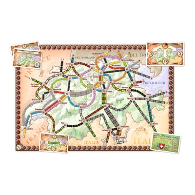 India & Switzerland (Map Coll. #2) - Ticket to Ride Uitbreiding