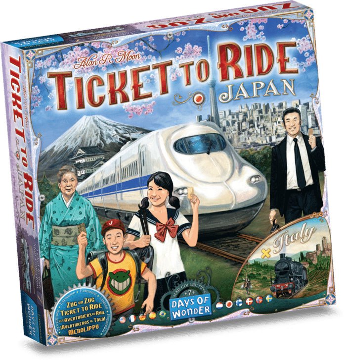 Japan + Italy - Ticket to Ride Uitbreiding