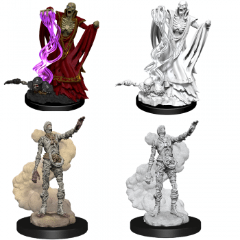 Lich & Mummy Lord - D&D Unpainted Miniatures