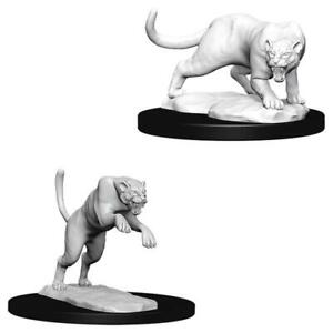 Panther & Leopard - D&D Unpainted Miniatures