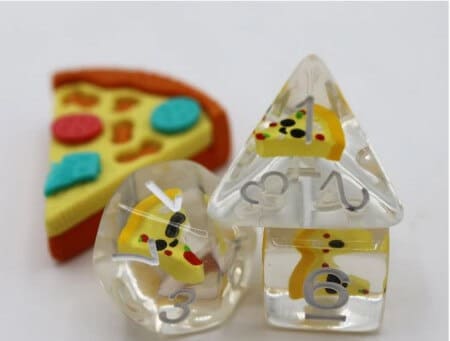 Pizza - Dice set - 7 stuks