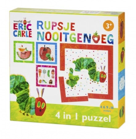 Rupsje Nooitgenoeg - 4 in 1 Puzzel