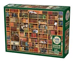 The Cat Library - 1000 Stukken Puzzel