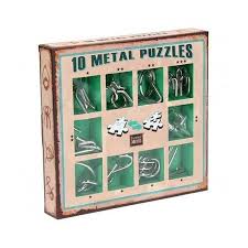 10 Metal Puzzles - Groen