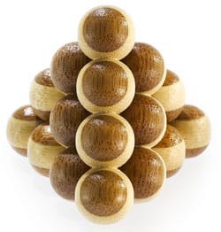 3D Bamboo Puzzle - Cannon Balls (1)