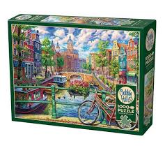 Amsterdam Canal - 1000 Stukken Puzzel