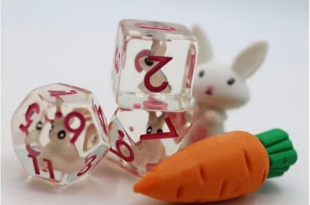 Backyard Bunny - Dice set - 7 stuks