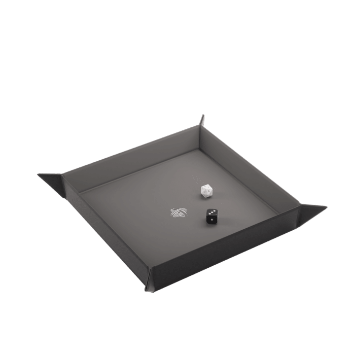 Black/Gray Square - Magnetic Dice Tray