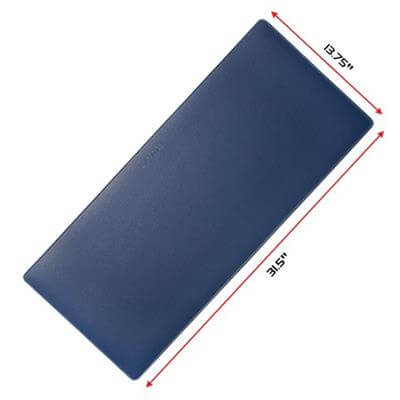 Blauw - XXL Faux Leather Playmat