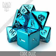 Code Blue - Dice set - 7 stuks