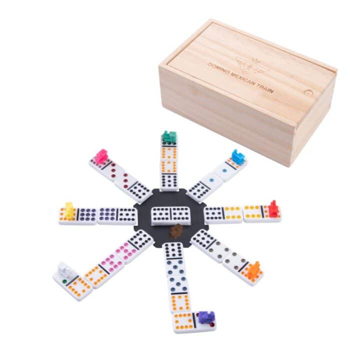 Domino Mexican Train Dubbel 12 - in Kist