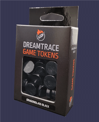 Dragonglass Black - Dreamtrace Gaming Tokens