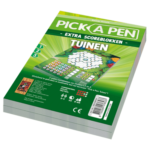 Extra Scoreblokken - Pick A Pen: Tuinen