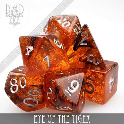 Eye of the Tiger - Dice set - 7 stuks