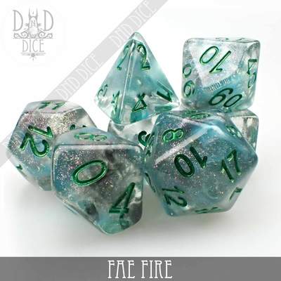 Fae Fire - Dice set - 7 stuks