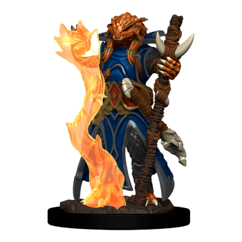 Female Dragonborn Sorcerer - Painted D&D Miniatures