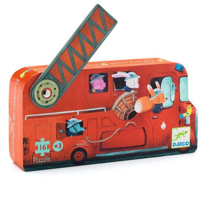 Fire Truck - 16 stukken Puzzel