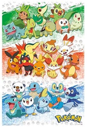 First Partners - Pokémon poster