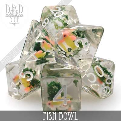 Fish Bowl - Dice set - 7 stuks