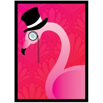 Flamingo - Matte Sleeves - 50 stuks