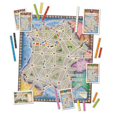 France/Old West - Ticket to Ride Uitbreiding