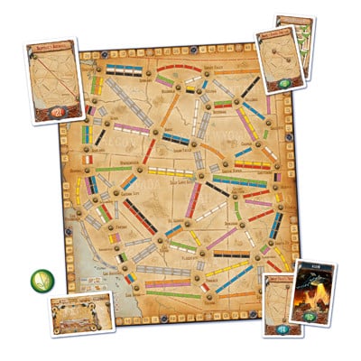 France/Old West - Ticket to Ride Uitbreiding