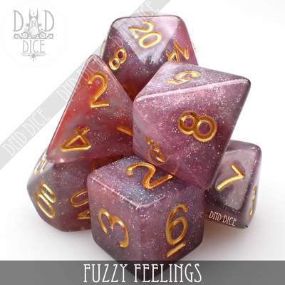 Fuzzy Feelings - Dice set - 7 stuks