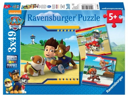 Helden met Vacht - Paw Patrol puzzels - 3x49 stukken