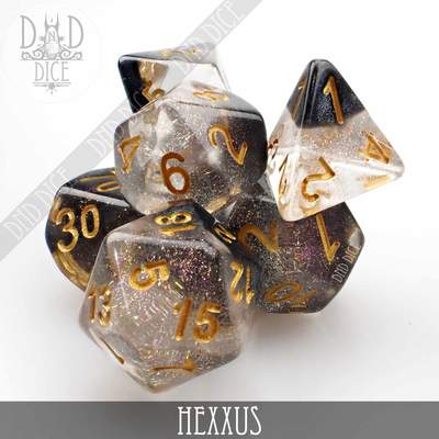 Hexxus - Dice set - 7 stuks