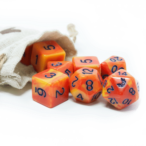 Humblewood Alderheart Ember Dice + Pouch