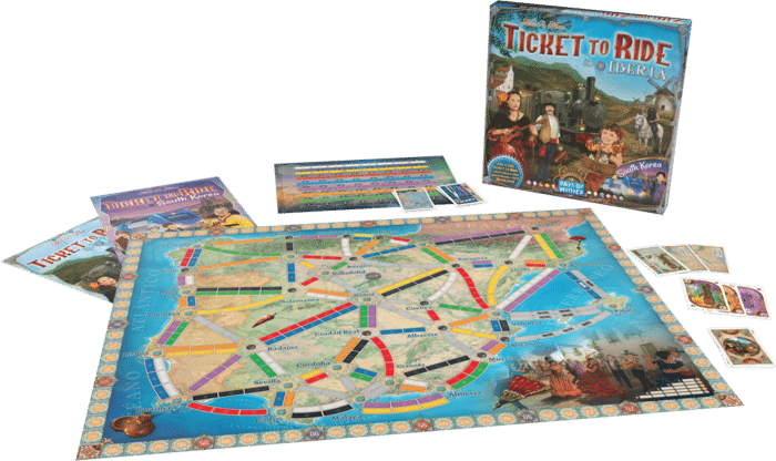 Iberia + South Korea - Ticket to Ride uitbreiding