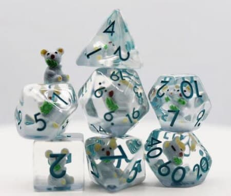 Koala - Dice set - 7 stuks