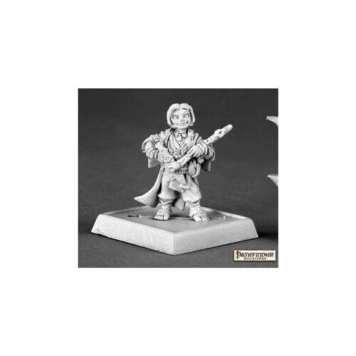 Lem, Iconic Halfling Bard - Unpainted Metal Miniatures