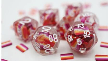 Lesbian Flag - Pride Dice set - 7 stuks